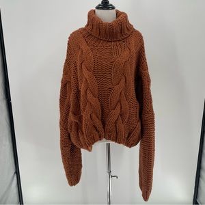 Vici Woman’s Orange Sweater